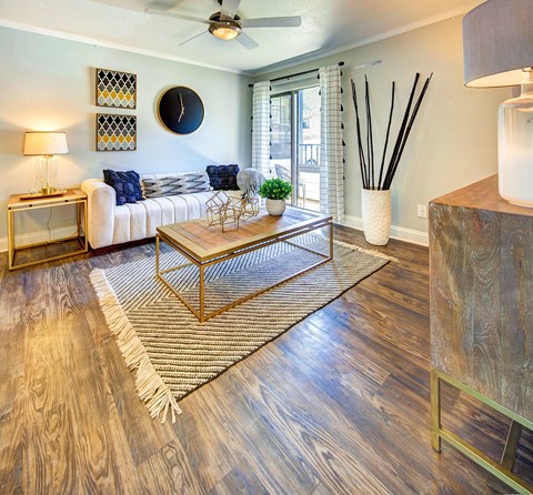 Retreat at Barton Creek Apartments Model Living Room